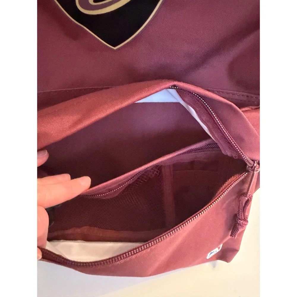 NBA Cleveland Cavaliers Backpack Maroon Red Team Logo School Bag NEW